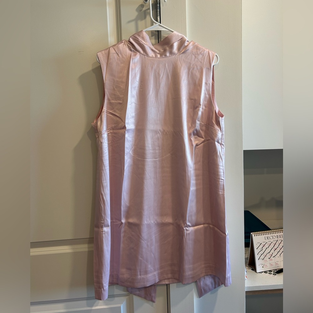 Daily Drills Pink Backless Dress